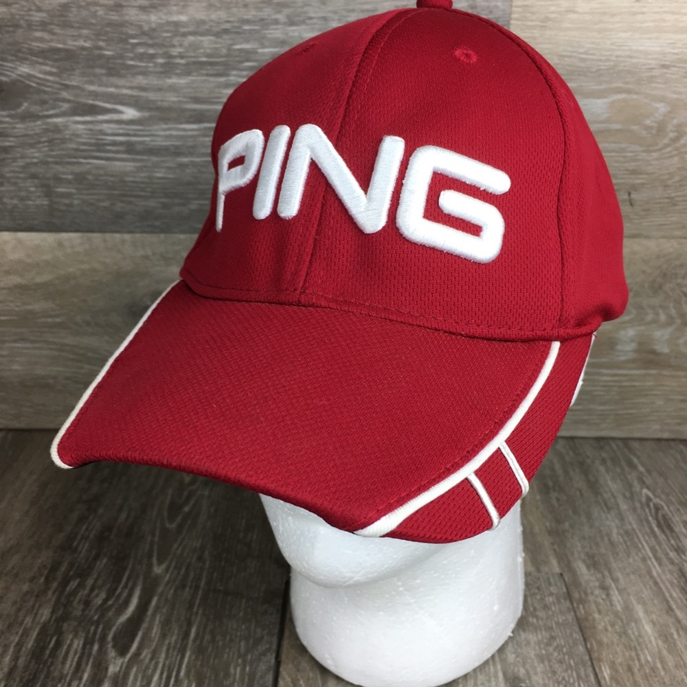 Ping FlexFit Hat / Cap Red